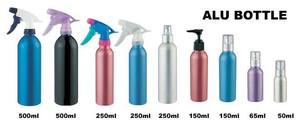 IKZARSA CIK-186 Botellas de Spray Profesionales de Alta Calidad Antideslizantes de Aluminio y Plástico Blanco y Negro con Boquillas de Gatillo de 300 ml Recargables - Product Image 3