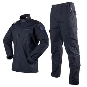 Uniforme de sécurité d'hiver professionnel pour hommes, élégant, respirant, à séchage rapide, bleu foncé, polyester ripstop, camouflage, style ACU - Product Image 5