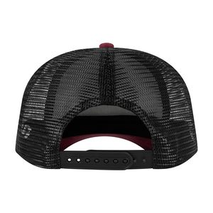 6-Panel Solid Baseball <b>Cap</b> Suede Front Mesh Back Unisex Adjustable Snapback <b>Hat</b> | Head Circumference 21.25-23.5 Inches - Product Image 3