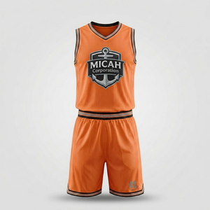 Uniforme de Baloncesto Profesional Marca Micah Corp 2026 - Totalmente Personalizable con Impresión por Transferencia de Calor, 100% Poliéster Transpirable - Product Image 2
