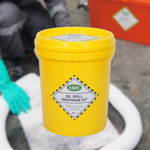 Kit anti-déversement d'hydrocarbures portable 30L avec seau, kit de réponse aux déversements pour le contrôle des déversements d'huile, de carburant, de diesel, usage industriel, fuites d'hydrocarbures, usine, atelier - Product Image 3