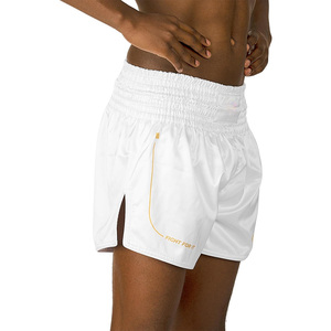 Pantalones Cortos de Boxeo Deportivos Resistentes, con Logotipo Personalizado del Equipo, Pantalones Cortos de Satén Transpirables para Competiciones - Product Image 3