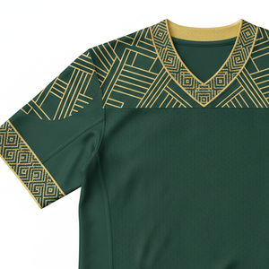 Customized American Football Jersey Set Breathable Elastic Polyester Fabric <b>Men</b> Varsity Match Uniform Training Gear Supply - Product Image 3