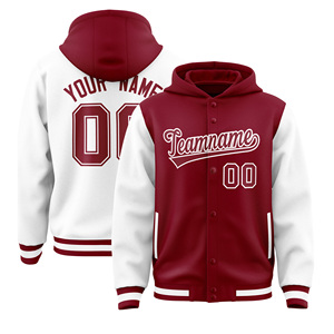 OEM Unbranded Varsity <b>Baseball</b> <b>Jacket</b> <b>Men</b> Fleece Custom Logo Streetwear <b>Jacket</b> - Product Image 1