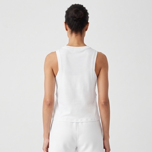 Camiseta sin mangas corta para mujer, transpirable, para gimnasio, yoga, entrenamiento, corte holgado, con aberturas anchas en los brazos, ropa deportiva al por mayor - Product Image 6