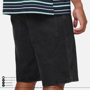 กางเกงยีนส์ขาสั้นผู้ชายสไตล์วินเทจ ปี 2026 ลุคขาดๆ แบบคลาสสิก 5 กระเป๋า คุณภาพสูง สำหรับฤดูร้อน ใส่ลำลองกลางแจ้ง ปักลายคริสตัล - Product Image 5