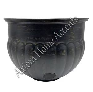 หม้อสายยางทำจากโลหะทนต่อสภาพอากาศพร้อมฝาปิดที่เก็บของตกแต่งใช้งานได้ตามซอกของตกแต่งบ้าน - Product Image 3