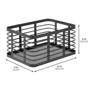 Cesta de Almacenamiento Apilable Multiusos de Hierro con Malla Profunda, Ecológica y de Estilo Vintage para la Organización del Hogar - Product Image 4