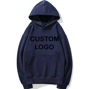 เสื้อฮู้ดผู้ชายสีดำ ผ้าฝ้าย 100% เฟรนช์เทอร์รี่ แขนยาว ทรงปกติ ผ้าถัก ใส่ได้ในฤดูใบไม้ผลิ ผ้าไม่ยับ - Product Image 2