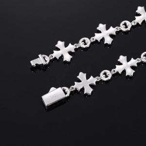 Pulsera de Eslabones de Plata de Ley 925 con Moissanita Brillante, Elegante Cadena de Joyería, Accesorio de Moda para Colecciones de Regalo - Product Image 1