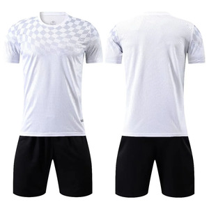 Maillot de football léger et respirant en polyester à imprimé numérique, uniforme d'équipe, maillot de football personnalisé OEM pour adulte, séchage rapide, manches courtes - Product Image 3