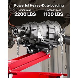 Martinetto idraulico telescopico a basso profilo da 2200 libbre/1 tonnellata con altezza di sollevamento 7,28-27,6 pollici per auto - Product Image 3