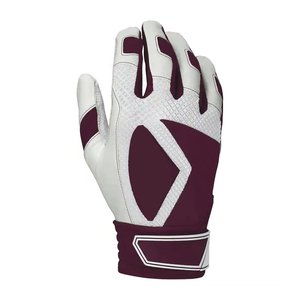 Gants de frappeur de baseball en cuir personnalisés pour gaucher, avec protection complète des doigts, paume épaissie et rembourrée, légers, avec accroche pour une meilleure adhérence - Product Image 5