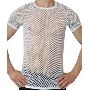 เสื้อยืดตาข่ายรัดรูปสำหรับผู้ชายและเด็กผู้ชาย ระบายอากาศได้ดี เหมาะสำหรับออกกำลังกาย แขนสั้น ทรงเข้ารูป - Product Image 4
