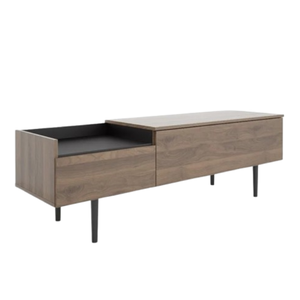 ขาตั้งทีวีไม้เนื้อแข็งพร้อมที่เก็บของสำหรับเฟอร์นิเจอร์ห้องนั่งเล่นตู้ไม้เนื้อแข็ง - Product Image 5