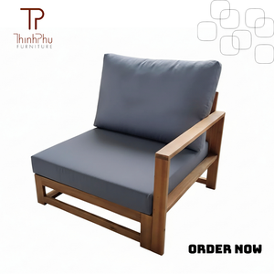 Ensemble de canapé 3 places au design modulaire moderne, structure en bois durable et coussins moelleux - Product Image 5