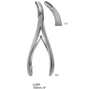 Rongeur Quirúrgico Ortopédico Manual de Alta Calidad, Instrumentos Reutilizables de Acero Inoxidable para Sujetar Huesos, Uso Hospitalario - Product Image 1