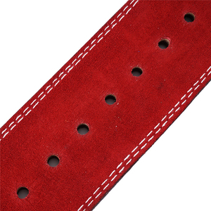 Cinturón de Gimnasio Unisex Personalizado, Transpirable, Antideslizante, de Cuero Vacuno Genuino, Hebilla de Acero Vintage, Alta Resistencia, para Levantamiento de Pesas - Product Image 6