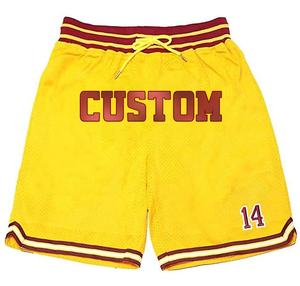 Maillot de basket rétro personnalisé OEM pour homme, style streetwear, en mesh, avec poches, pour équipe, athlétique, vintage - Product Image 3