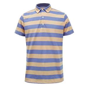 Chemise de golf pour homme en polyester respirant, extensible dans quatre directions, à séchage rapide, antibactérienne, surdimensionnée, logo personnalisable OEM - Product Image 2