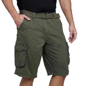 Shorts cargo écologiques pour homme en coton bio, coupe slim, style hip hop, pour la randonnée et l'alpinisme. - Product Image 3