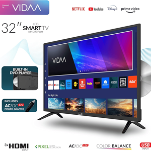 Smart TV HDTV da 32 Pollici con Lettore DVD, Compatibile con Sistemi ATSC e NTSC, ACDC, DLED DTV - Product Image 4