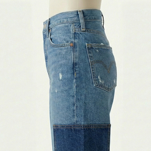 Fashionable High Street Women Skinny Fit Canvas Denim Pants Breathable Eco-Friendly Washable Stylish Comfortable Casual Winter - Product Image 5