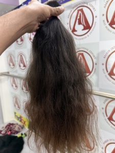 Extensiones de Cabello Remy del Sur de la India AMRIN, 100% Virgen, Color Natural, Marrón Claro/Oscuro, Liso Sedoso, Ondulado, Sin Pegamento, de Una Sola Capa - Product Image 6