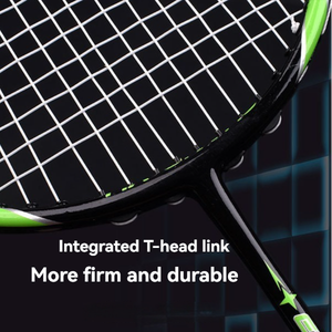 Raquette de badminton professionnelle 4U en fibre de carbone, haute qualité, durable, légère, avec un manche rigide, pour l'entraînement des juniors - Product Image 3