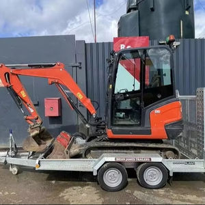 Excavadora Amarilla Usada de Trabajo Pesado con Orugas de Acero y Brazo Reforzado para Desbroce y Excavación en Sitios Industriales - Product Image 1