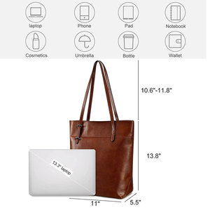Nuevo Estilo, Bolso de Mano de Cuero de Primera Calidad, Duradero, con Dos Cierres, Venta Directa de Fábrica, Precio Económico para Venta en Línea - Product Image 3