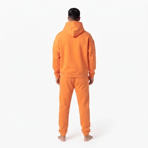 Men Fleece Heavyweight Tracksuit Streetwear Manufacturer Oversized Zip up Hoodie and Jogger <b>Sweatpants</b> <b>Set</b> - Product Image 6