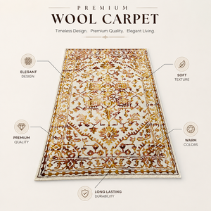 Tapis persan en laine tufté à la main, antidérapant, pour salon, chambre, hôtel, décoration intérieure - Product Image 6
