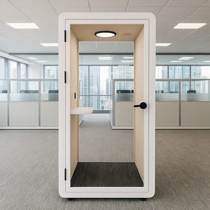 Cabine acoustique modulaire Solo HIPOD pour bureaux, cabines de travail privées - Product Image 3
