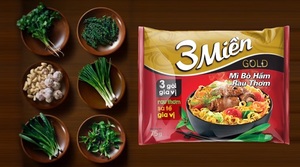 บะหมี่เนื้อ 3 มี้น คุณภาพดี 65 กรัม ผลิตแบบ OEM แบรนด์ส่วนตัว บะหมี่กึ่งสำเร็จรูปจากเวียดนาม จำหน่ายแบบขายส่ง - Product Image 4