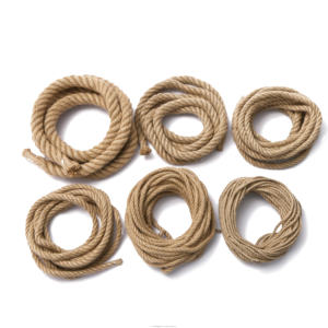 Cuerda de Yute Trenzada de 3-20 mm, 3/4 Hebras, 100% Natural, Ecológica, Duradera, Biodegradable, de Alta Calidad, Diámetro Exterior Personalizado - Product Image 1