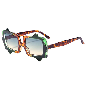 Lunettes de soleil personnalisées avec logo pour femmes, verres carrés Y2K, vente en gros, tendance, haute qualité, protection UV400, lunettes de soleil de luxe pour femmes 2025 - Product Image 4