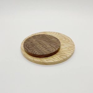 Sous-verres en bois massif naturel personnalisés, de haute qualité, lisses, pour ponçage et revêtement, vente en gros, directement de l'usine - Product Image 2