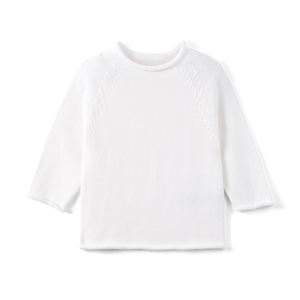 เสื้อไหมพรมคอโอ แขนยาว สำหรับฤดูหนาว คุณภาพสูง ผลิตจากผ้าฝ้าย 100%  แบบยูนิเซ็กซ์  รักษ์โลก ดีไซน์เรียบง่าย สไตล์ลำลอง - Product Image 5
