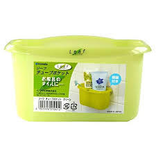 Contenitore di lavaggio a foglia verde Inomata per la conservazione della cucina - Product Image 1