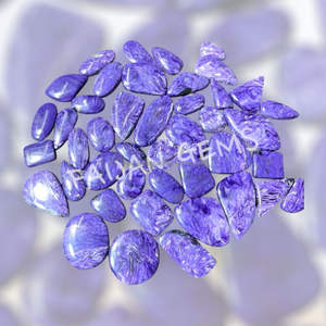 Charote naturelle Cabochon de pierres précieuses en vrac polies cristal de toutes tailles pour la fabrication de pendentifs de bijoux - Product Image 4