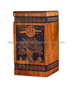 Caja de urna de madera hecha a mano para cenizas humanas, urnas de cremación funeraria para hombres y mujeres, urnas de alta calidad - Product Image 4