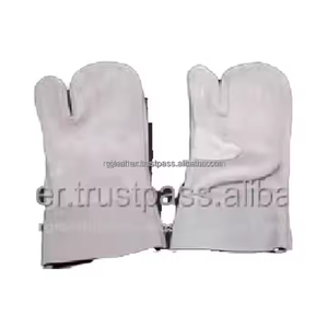 Gants de sécurité robustes en cuir de vache nitrile ignifuges et anti-chimiques sans danger pour la protection des mains - Product Image 2