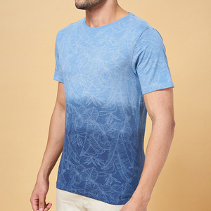 T-shirt tricoté par sublimation pour homme, 100 % coton, manches courtes, confortable, haute qualité, respirant, séchage rapide, idéal pour l'été – Meilleures ventes - Product Image 3