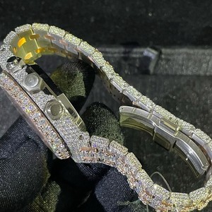 Reloj de Lujo Personalizado Hecho a Mano, Estilo Hip Hop Clásico Unisex, Mecánico Automático ETA, Acero Inoxidable, Cristal de Zafiro, 100 - Product Image 4