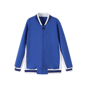 ชุดวอร์มลำลองพิมพ์ลายฤดูหนาวไซส์ใหญ่ Zeta Blue Fleece พร้อมแจ็คเก็ตปักตัวอักษรพรีเมียมสำหรับชมรมนักศึกษาและกางเกงจ็อกเกอร์สำหรับใส่ในมหาวิทยาลัย - Product Image 2