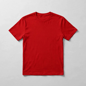 <b>Men's</b> <b>Red</b> Print Short Sleeve Button up Collar Casual T-<b>Shirt</b> Breathable Knitted Twill Polyester Summer Wear - Product Image 5