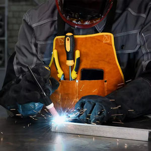 Delantal de Trabajo al por Mayor con Correa Ajustable Extraíble, Delantal de Chef de Lona Lavada Resistente - Product Image 3