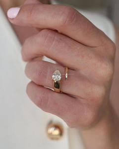 Joyería de diamantes de oro sólido de 18 quilates de alta calidad, anillos de lujo personalizables, collares y pulseras, joyería fina para mujer - Product Image 1