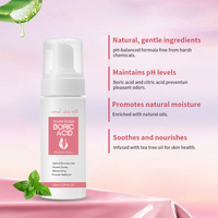 Mousse nettoyante intime 100% aux herbes de TCM, Aloe Menthe, pour l'équilibre du pH, le contrôle des odeurs, le soulagement des infections à levures et la fraîcheur féminine naturelle
